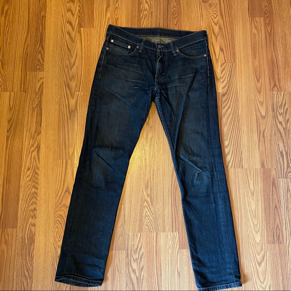 Levi 511 dark wash straight leg jeans 32x32